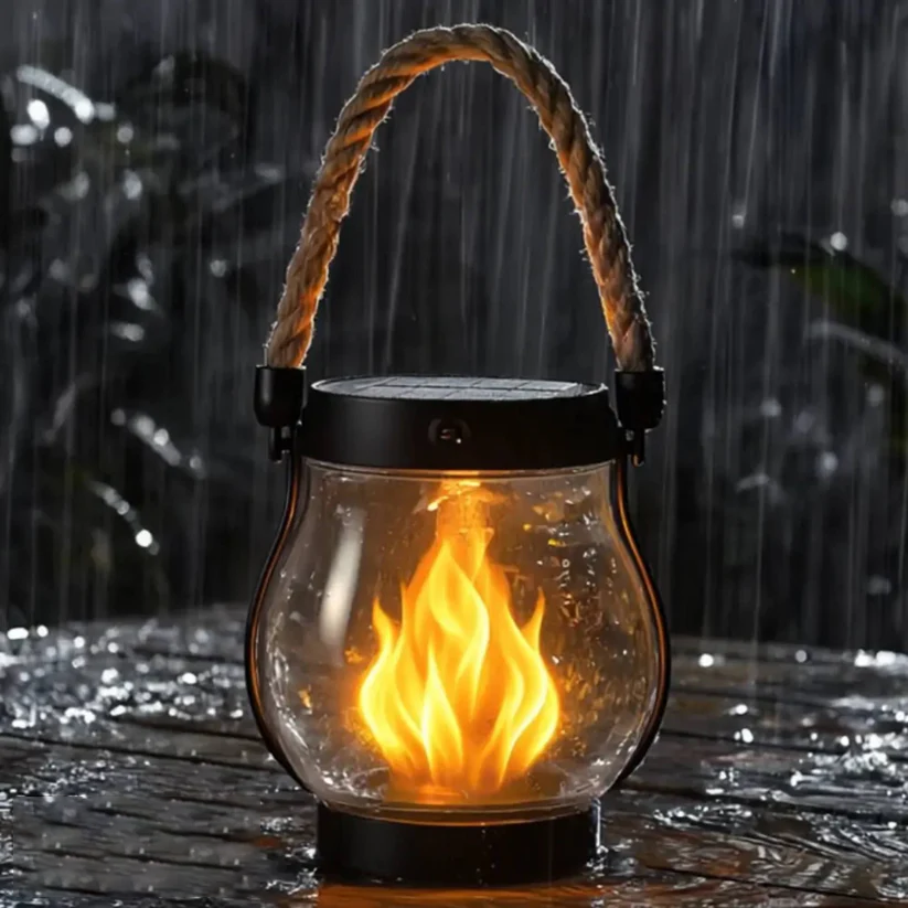 🔥 Last Day Promotion 50% OFF🔥Dancing flame Solar Lantern Outdoor Lights
